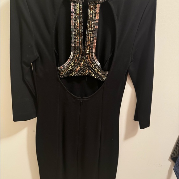 Beaded black Dynamite dress - Picture 1 of 3